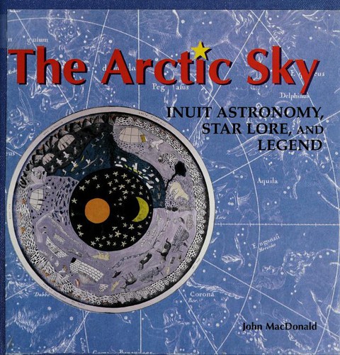 Cover of “The Arctic Sky” by John MacDonald, featuring an illustrated celestial wheel over a star map background.