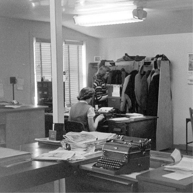 Altona Echo office, 1950s