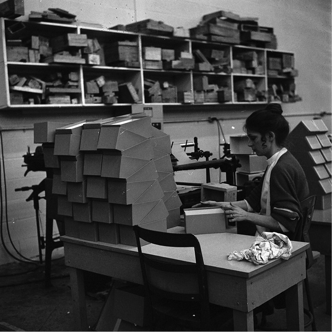 Friesens Packaging Department, 1972