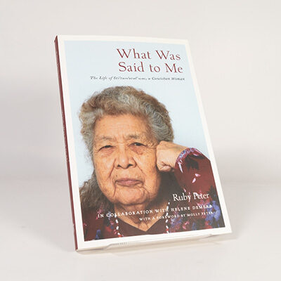 Book cover of What Was Said to Me featuring a person in patterned clothing against a light background
