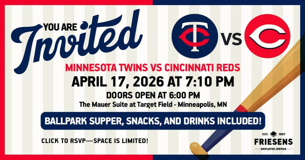 Invitation to a baseball game
