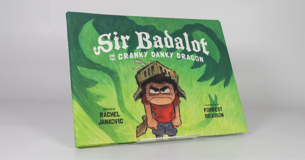 Children’s picture book with vibrant illustrated cover, designed with durable materials for books that withstand frequent handling
