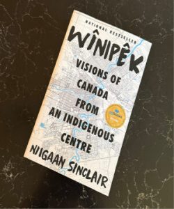 Cover of Wînipêk: Visions of Canada from an Indigenous Centre by Niigaan Sinclair.